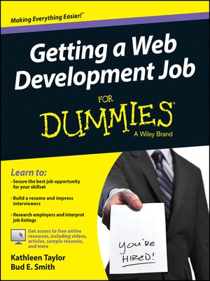 Getting a Web Development Job For Dummies - ebook